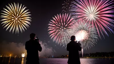 The Student of Love Capturing Fireworks Through My Lens