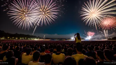 The Student of Love Capturing Fireworks Through My Lens