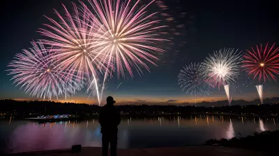 The Student of Love Capturing Fireworks Through My Lens