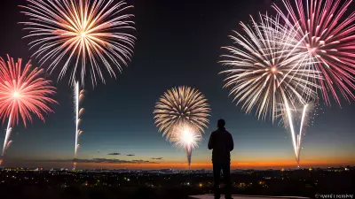 The Student of Love Capturing Fireworks Through My Lens