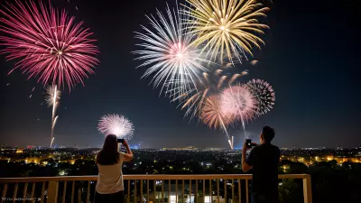 The Student of Love Capturing Fireworks Through My Lens