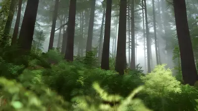 Belonging in the Secluded Forest Celebrity Portrait Inspired by Noah Bradley