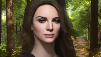 Belonging in the Secluded Forest Celebrity Portrait Inspired by Noah Bradley