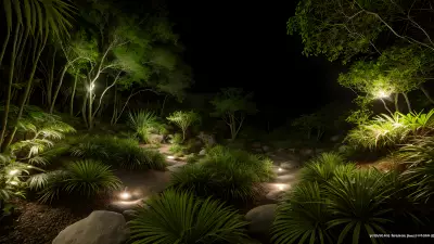Ethereal Lights Capturing Reptiles in the Ecosystem of Cliffs