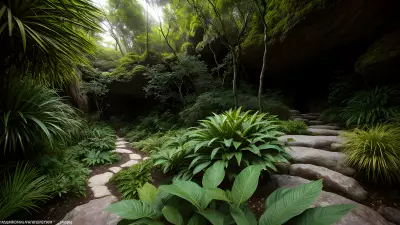Ethereal Lights Capturing Reptiles in the Ecosystem of Cliffs