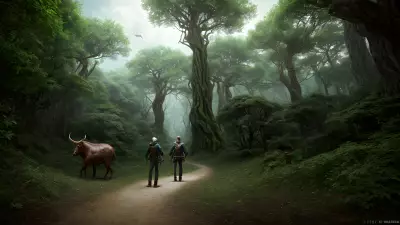 Enchanted Labyrinth Minotaur and Dryads