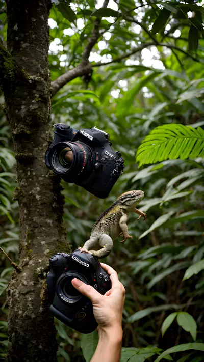 Devouring the Rule of Thirds A Jungle Adventure captured by Nobuyoshi Araki
