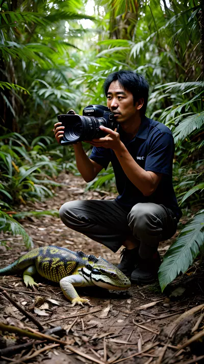 Devouring the Rule of Thirds A Jungle Adventure captured by Nobuyoshi Araki