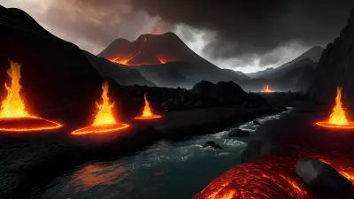 Infernal Quest Journey through a Lava River