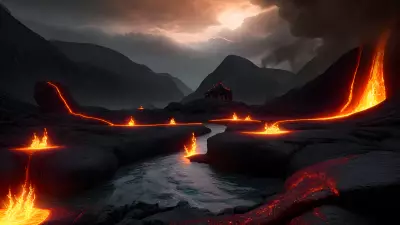 Infernal Quest Journey through a Lava River