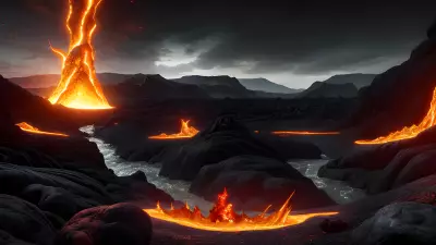 Infernal Quest Journey through a Lava River