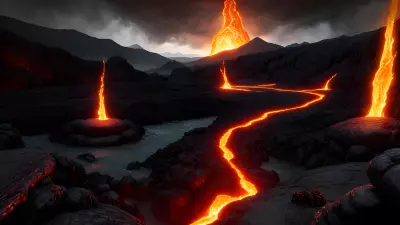 Infernal Quest Journey through a Lava River