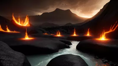 Infernal Quest Journey through a Lava River