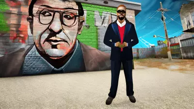 Quirky Executive Portrait Within the Abandoned City Walls