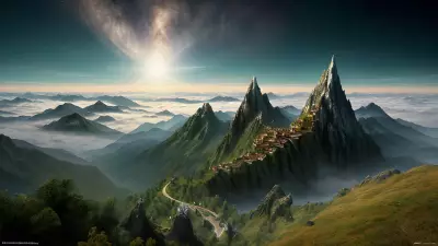 Celestial Heights A Secretive City Above the Clouds