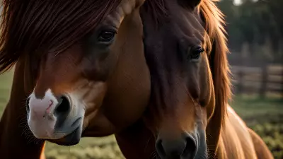 Horse farm under cinematic lighting immersive experience inspired by Nick Zuccarello
