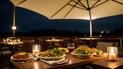 Under the Umbrellas A Perfect Picture of Outdoor Dining