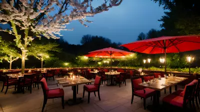 Under the Umbrellas A Perfect Picture of Outdoor Dining