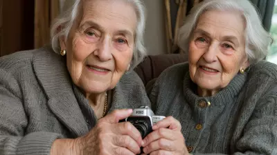 Elderly Portrait in a Family Home
