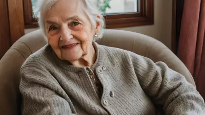 Elderly Portrait in a Family Home