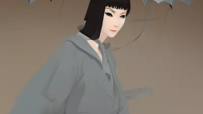 The Haunted Stage Model Portrait by Kuvshinov Ilya