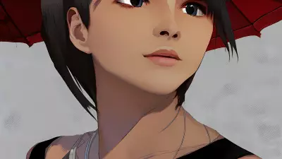 The Haunted Stage Model Portrait by Kuvshinov Ilya