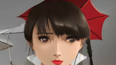 The Haunted Stage Model Portrait by Kuvshinov Ilya