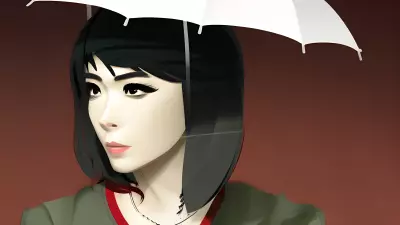 The Haunted Stage Model Portrait by Kuvshinov Ilya