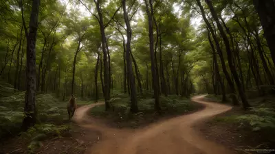 Wildlife Encounters in a Serene Forest Setting