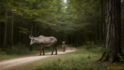 Wildlife Encounters in a Serene Forest Setting