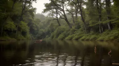 Wildlife Encounters in a Serene Forest Setting