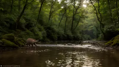 Wildlife Encounters in a Serene Forest Setting