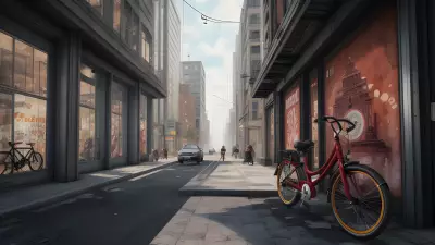 Urban Watercolor A Digital Illustration Inspired by Tom Sachs