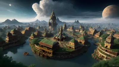 Skyline Bazaar A Magical Floating Marketplace