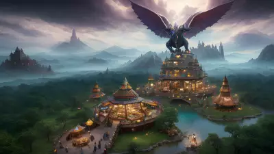 Skyline Bazaar A Magical Floating Marketplace