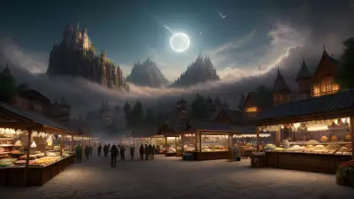 Skyline Bazaar A Magical Floating Marketplace