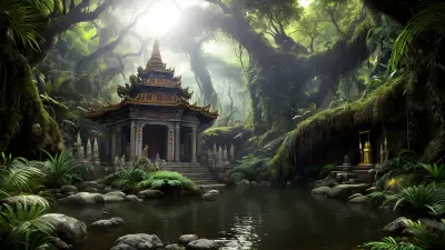 Temple of Enchantments Tiger Monks in the Jungle