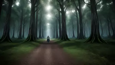 Enchanted Wonders Mythical Beings in an Otherworldly Forest