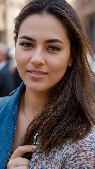 Inclusive Portraits of Authentic Emotions in a Historic City Square