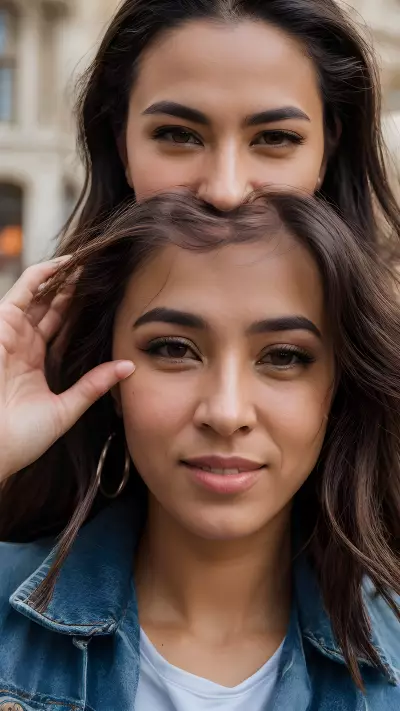 Inclusive Portraits of Authentic Emotions in a Historic City Square
