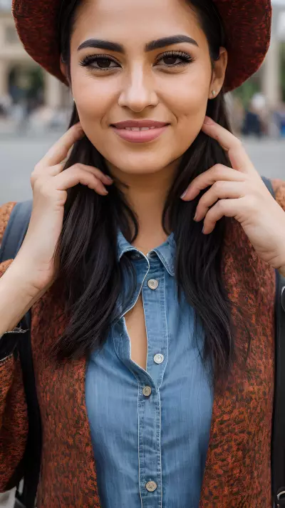 Inclusive Portraits of Authentic Emotions in a Historic City Square
