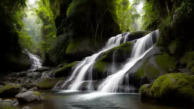 Prowess of Predators in the Rainforest Capturing Waterfalls in Waheed Haram Khwar