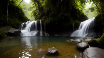 Prowess of Predators in the Rainforest Capturing Waterfalls in Waheed Haram Khwar