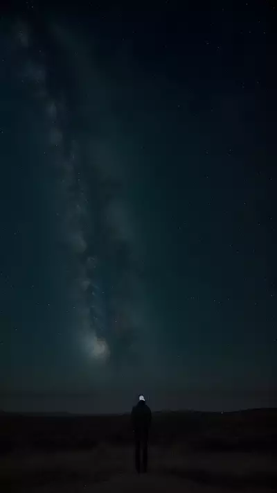 Teacher under the Starry Night An Experimental Art Piece