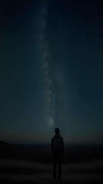 Teacher under the Starry Night An Experimental Art Piece