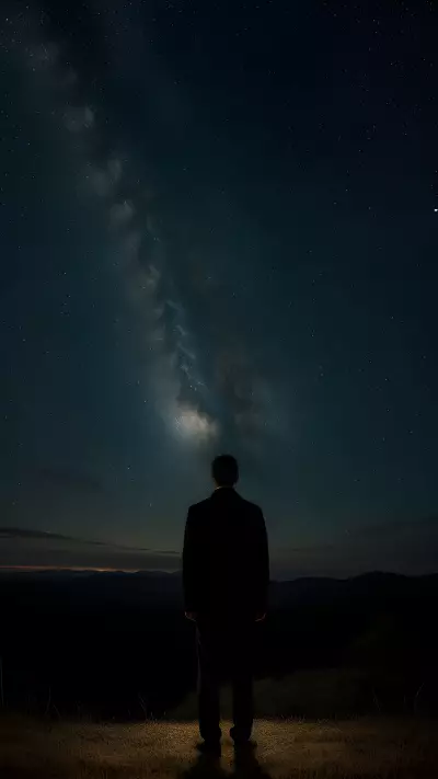 Teacher under the Starry Night An Experimental Art Piece