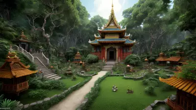 Jungle Palace of the Tiger Monks