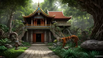 Jungle Palace of the Tiger Monks