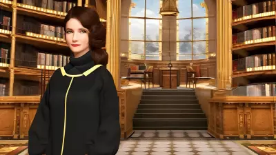 Classically Quiet Library Study An Enchanting Vintage Portrait