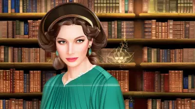 Classically Quiet Library Study An Enchanting Vintage Portrait